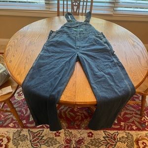NWT Key Men’s Denim Overalls Size 36x29